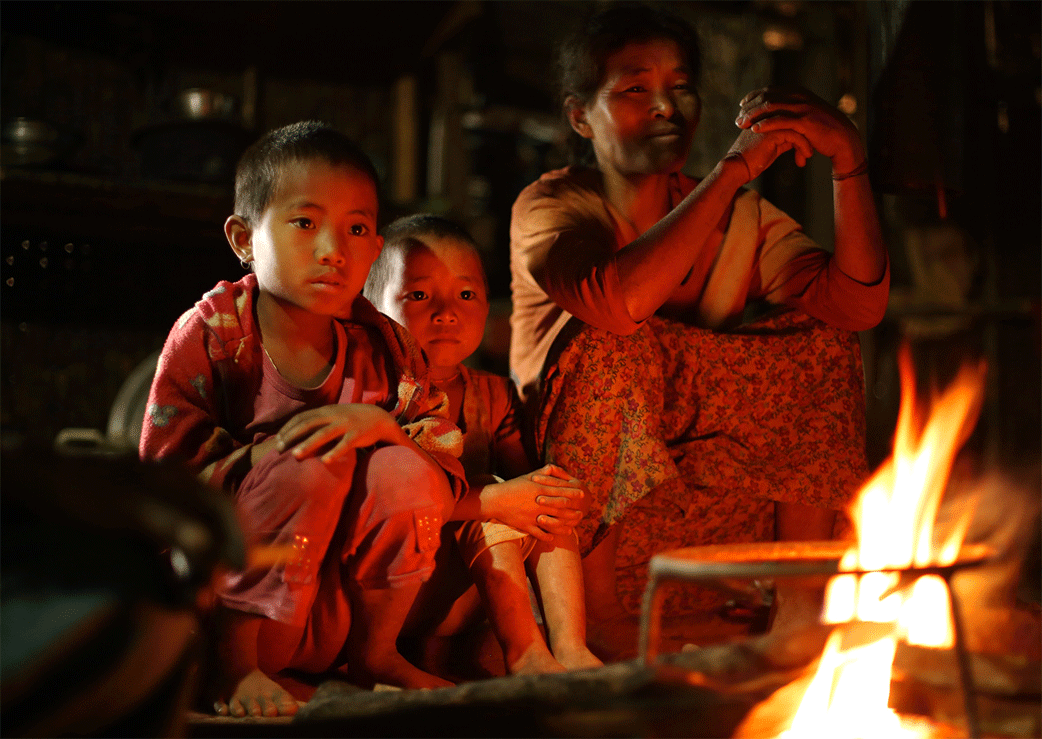 Hamang Kuipu and his wife have four daughters and a son