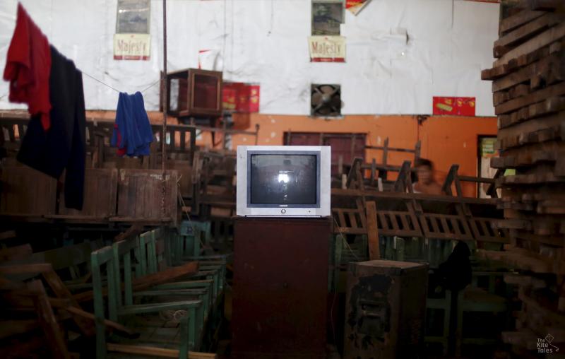 Inside the cinema